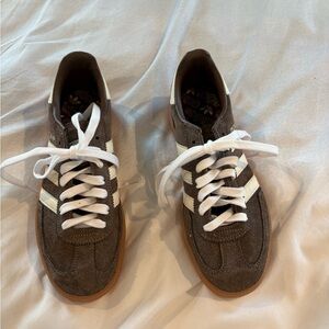 adidas Brown and White Men's Sneakers